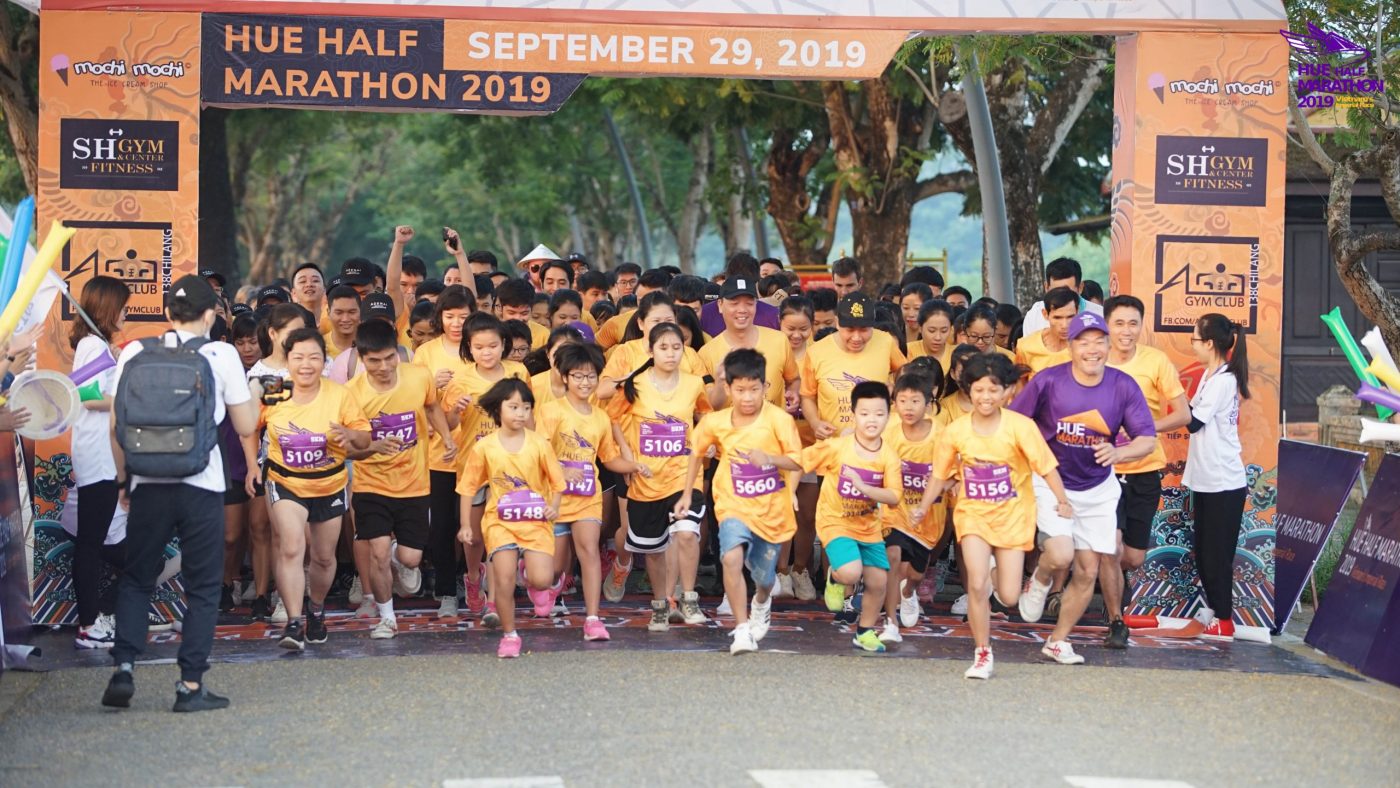 Mochi Mochi đồng hành cùng huế half maraton 2019
